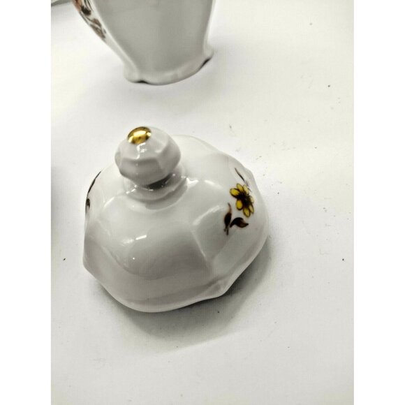 Vintage Bohemia Works in Neurohlau, Large Creamer & Sugar Bowl "Orion" 1920-1945 - Picture 10 of 12
